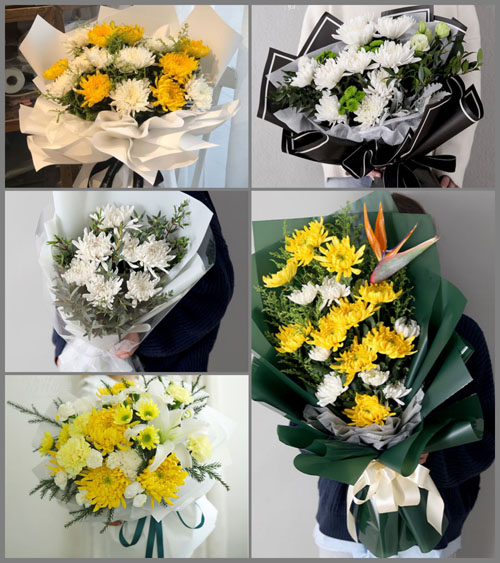 广东深圳市罗湖区桂园街道新围社区白事花束代送